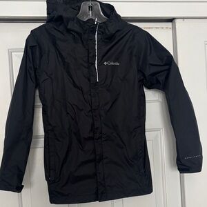 Kids Columbia Black Windbreaker